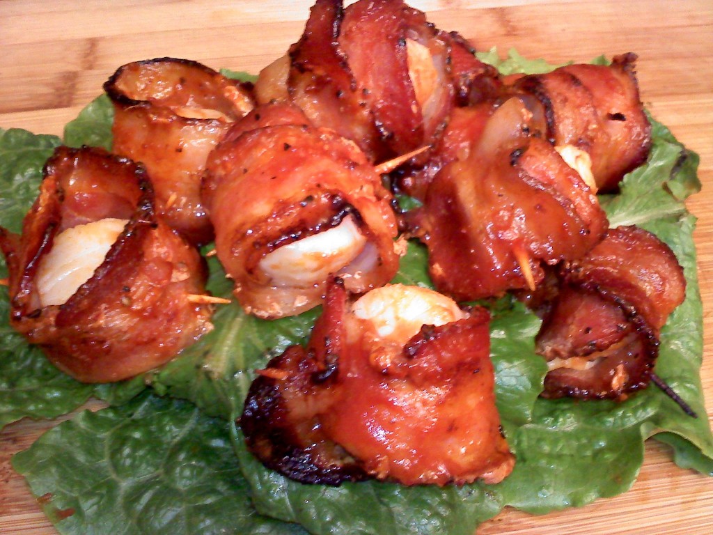 Cecil's Bacon-Wrapped Scallops